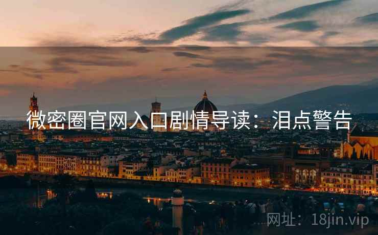 微密圈官网入口剧情导读：泪点警告