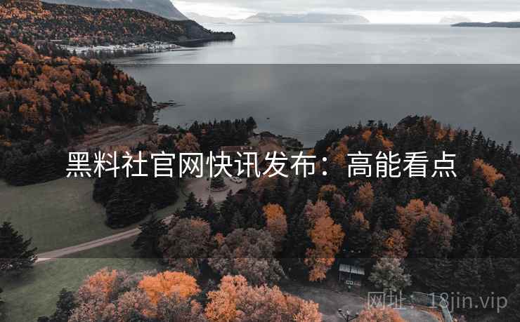 黑料社官网快讯发布：高能看点