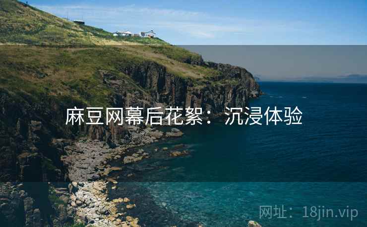 麻豆网幕后花絮：沉浸体验