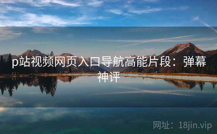 p站视频网页入口导航高能片段：弹幕神评